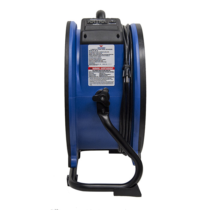 XPOWER X-48ATR Professional High Temperature Axial Fan, 1/3 HP, 3600 CFM