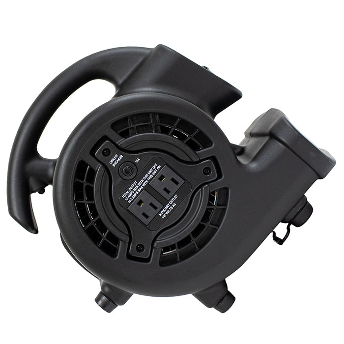 XPOWER P-80A Mighty Mini Air Mover, 600 CFM, Black