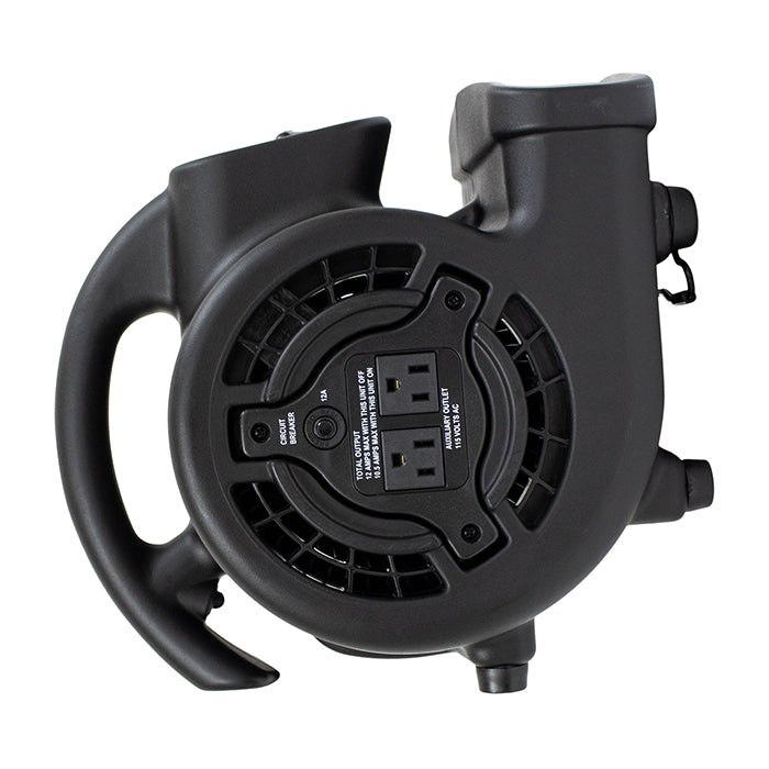 XPOWER P-80A Mighty Mini Air Mover, 600 CFM, Black