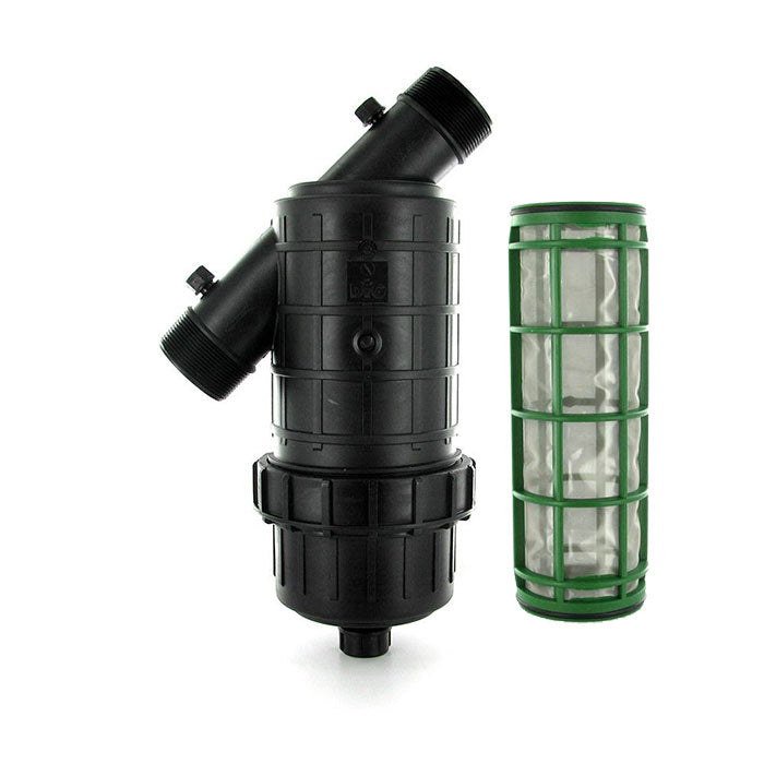DIG 1 1/2 Inch MPT Inline Filter with Stainless Steel Screen, 155 Mesh