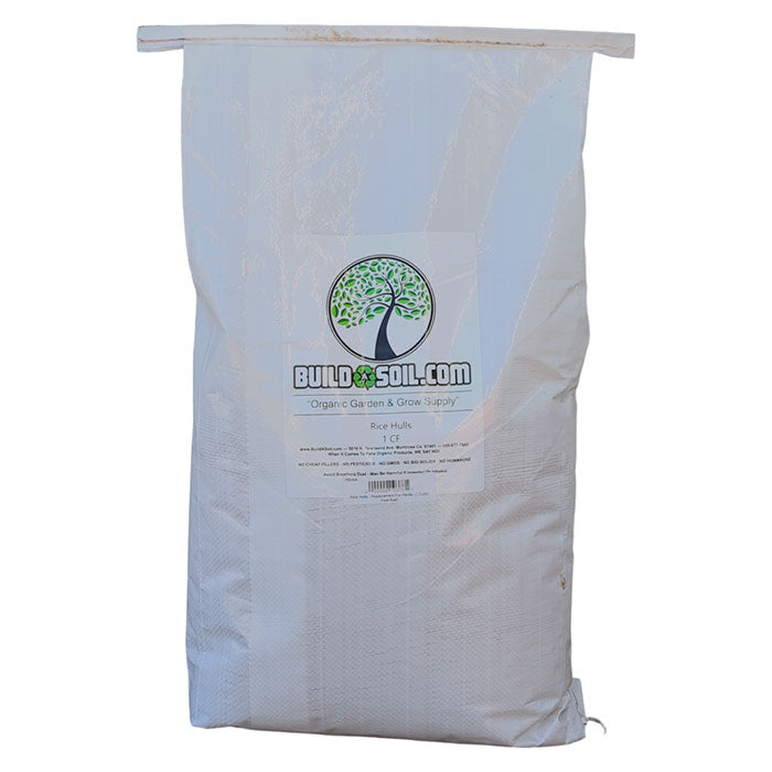 BuildASoil Par Boil Rice Hulls, 50 lb.