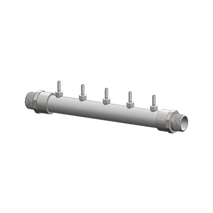 Agrowtek PBX 5-Port Chemical Injection 1" NPT Manifold