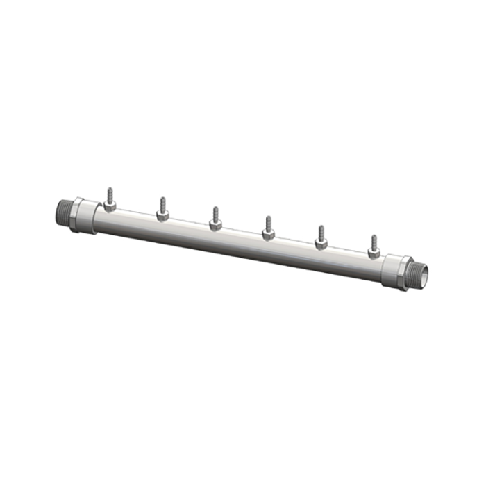 Agrowtek PBX 6-Port Chemical Injection 1" NPT Manifold