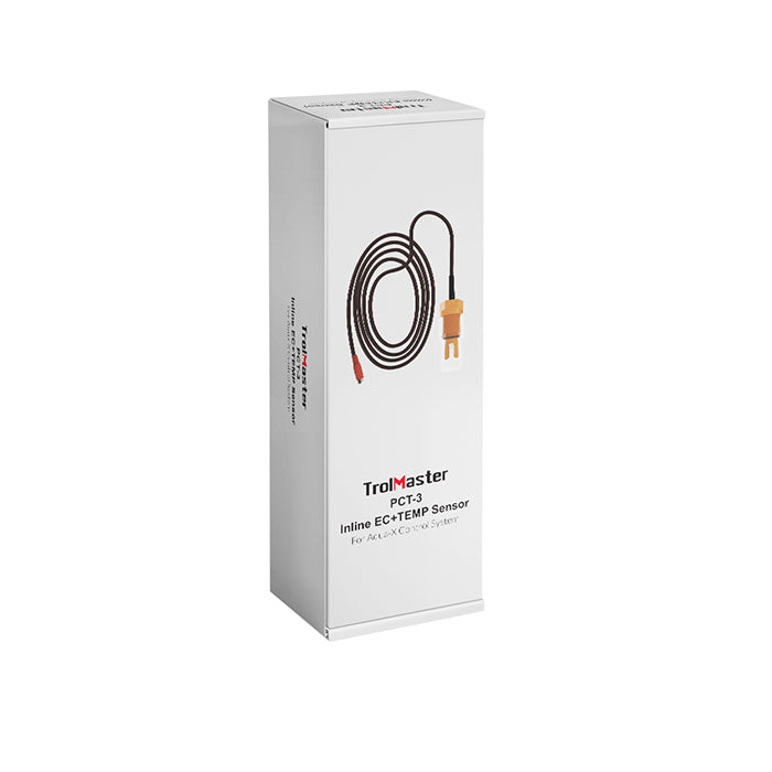 TrolMaster Aqua-X Drop-In/Inline Heavy-Duty EC/Temp Sensor