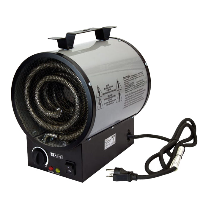 King Electric PGH Portable Garage Heater with Stat and Bracket, 4000/3000 Watt 208/240 Volt