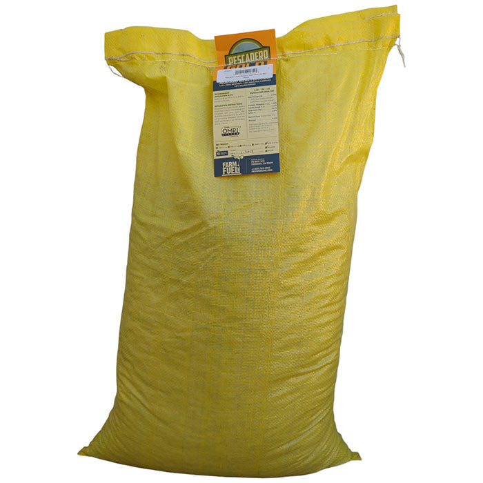 Pescadero Gold Mustard Pellet Seed Meal 4.5-1.5-1.15, 50 lb.