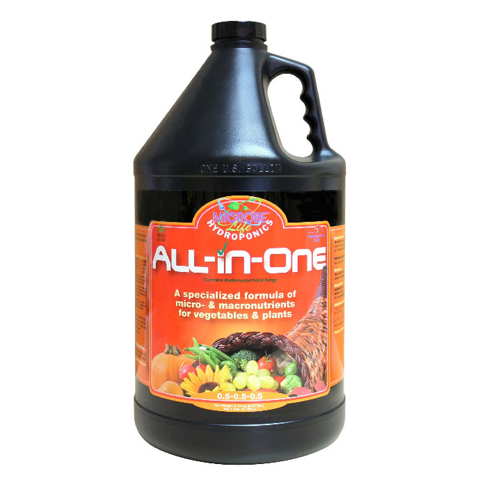 Microbe Life Hydroponics All-In-One Macro And Micro Nutrient Formula, 1 Gallon