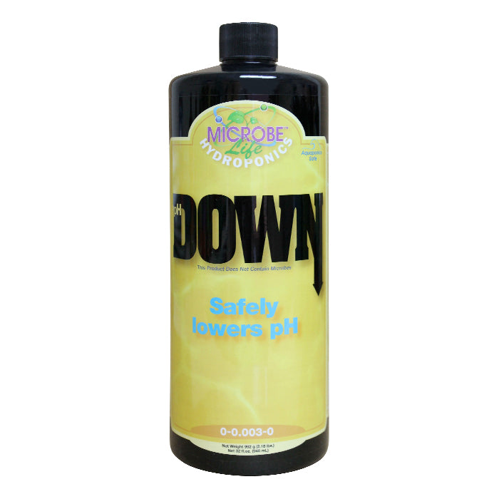 Microbe Life Hydroponics pH DOWN, 1 Quart