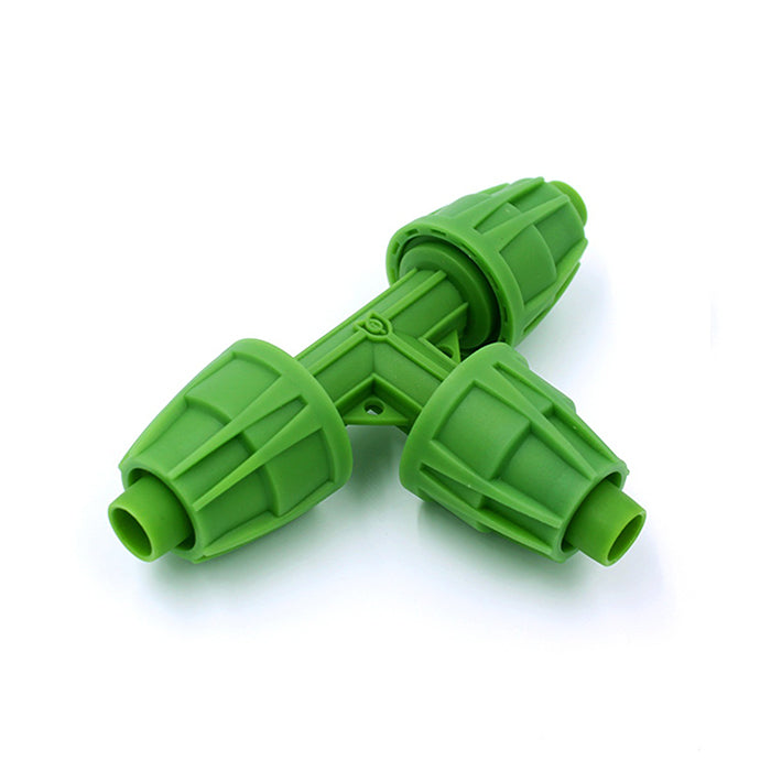 FloraFlex Micro Drip 16-17mm Pipe Fitting Tee, Pack of 12