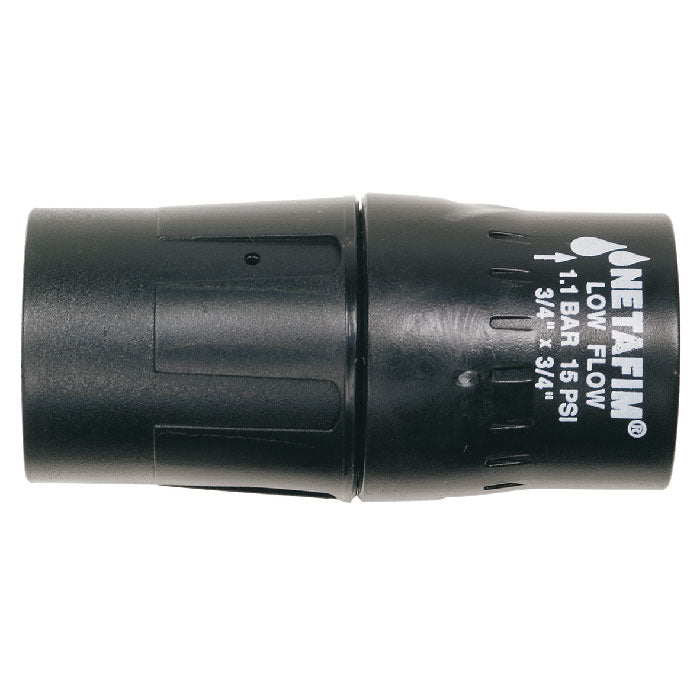 Netafim Low Flow Pressure Regulator, 3/4 Inch - 20 psi (32PRV.75-LF20V2)