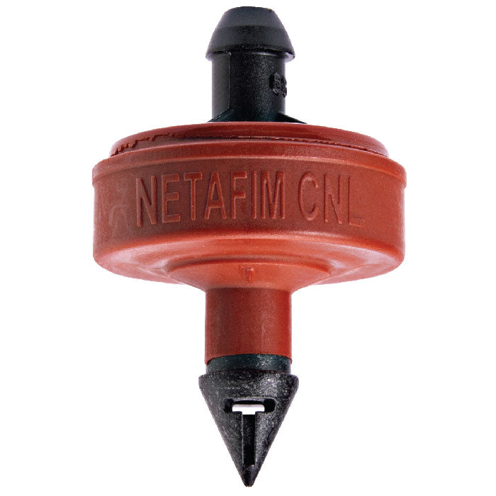 Netafim Self Piercing Pressure Compensating Emitters with Internal Check Valve, Red, 2.0 GPH - Pack of 100