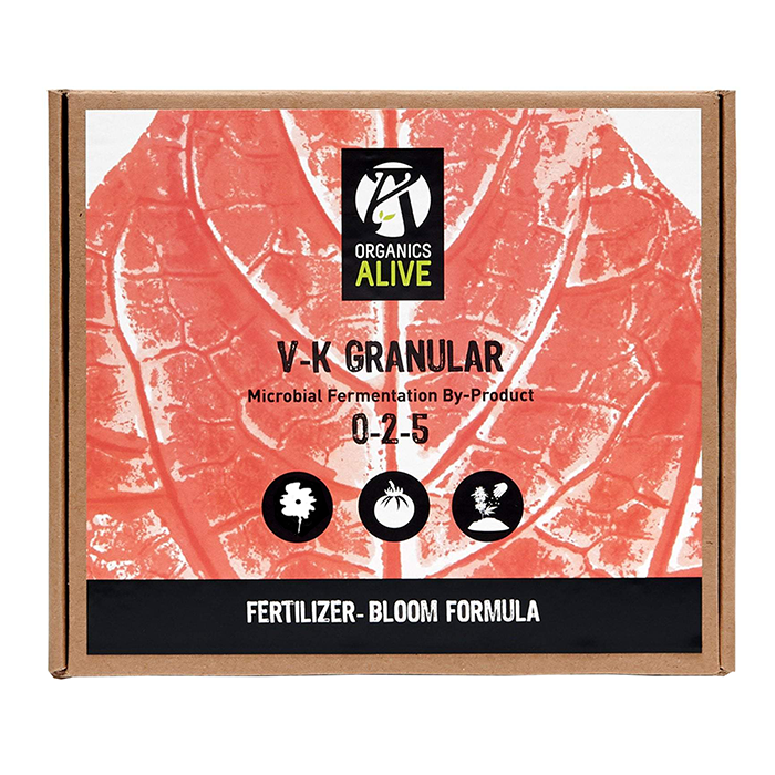 Organics Alive V-K Granular Slow Release Bloom 0-2-5, 5 lbs.