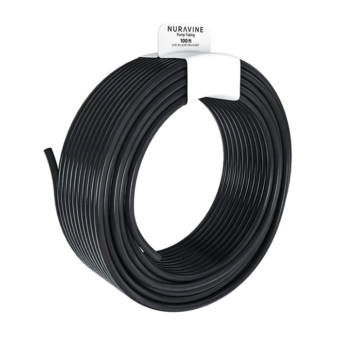 Nuravine Black Polyethylene Tubing, 3/8 Inch
