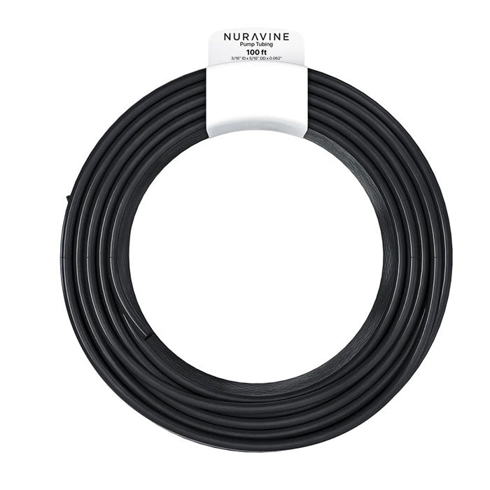 Nuravine Black Polyethylene Tubing, 1/4 Inch