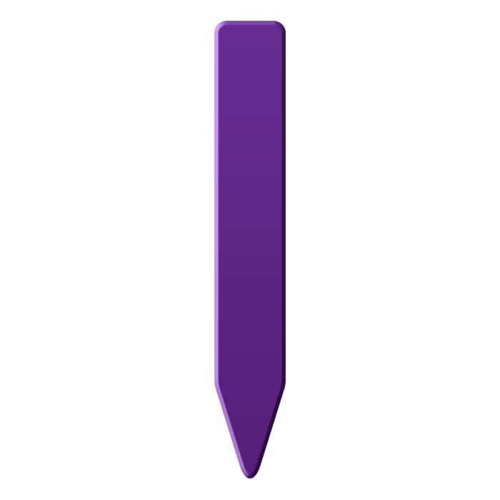 Grow1 Plant Stake Labels, Purple, 4'' x 5/8'', Case of 1000