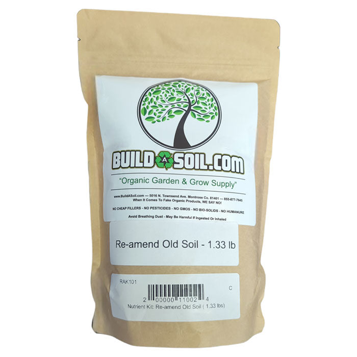 BuildASoil Re-Amend Old Soil Nutrient Kit 