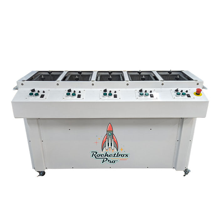 STM Canna RocketBox Pro Pre-Roll Cone Filling Machine with 98mm Bottom Tray, 72-Site Trays