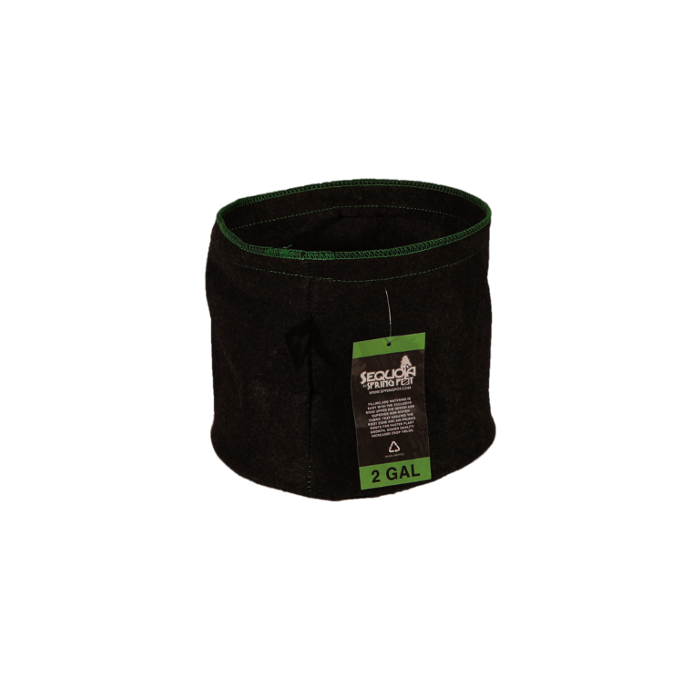 Spring Pot Sequoia 2 Gallon Fabric Pot, Black - Case of 120