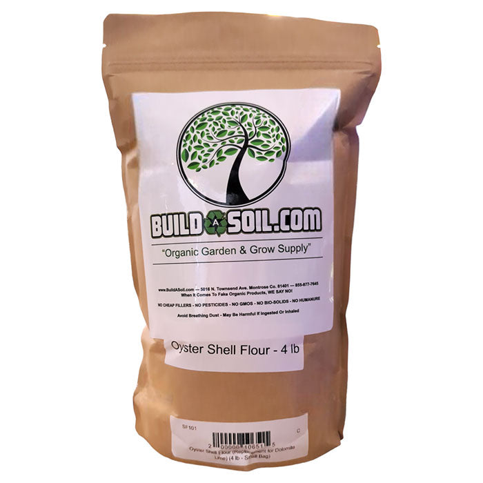 BuildASoil Oyster Shell Flour, 4 lb.