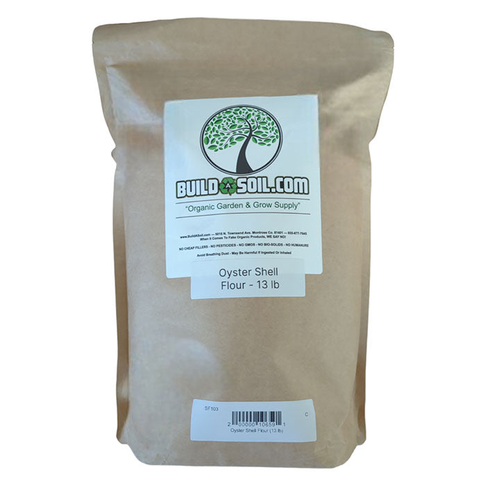 BuildASoil Oyster Shell Flour, 13 lb.