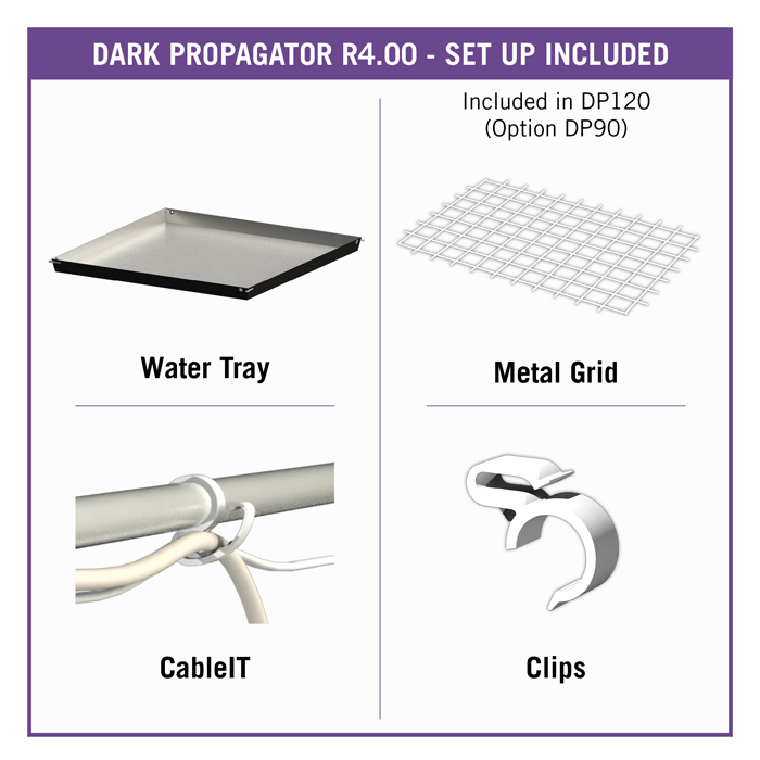 Secret Jardin Dark Propagator 60 V4.0 - 2' x 1.3' x 2' Grow Tent