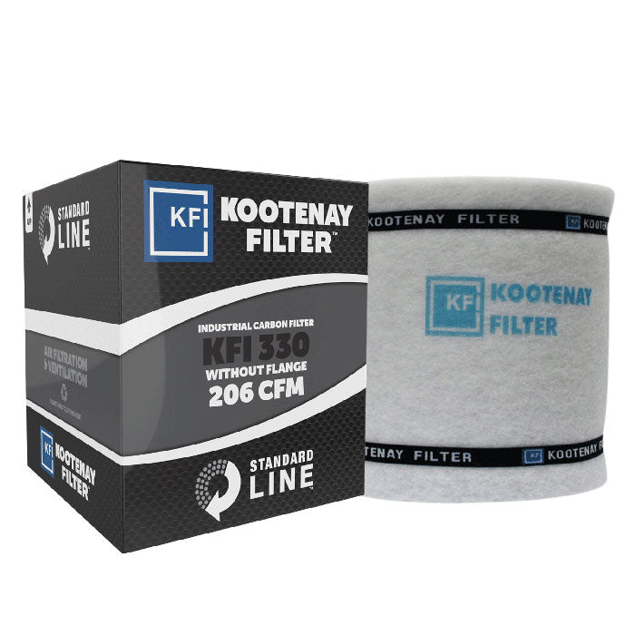 Kootenay Filter KFI 330 Standard Line Carbon Filter, 206 CFM