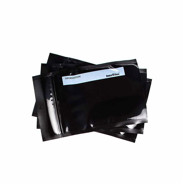 Shield N Seal 1700 Pre-cut Vacuum Seal Bags with Zipper, Black, 5 in. x 8 in., Pack of 50