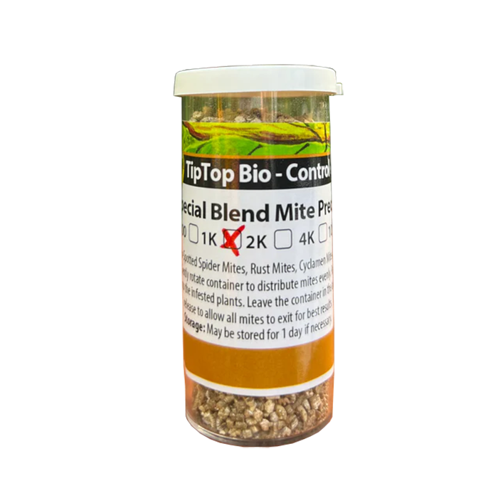 Tip Top Bio-Control Special Blend Mite Predator Beneficial Mite Mix, Vial of 2,000