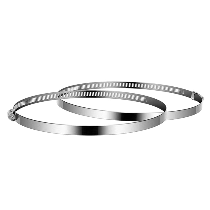 Vivosun Stainless Steel Air Ducting Clamps 8", Pack of 2