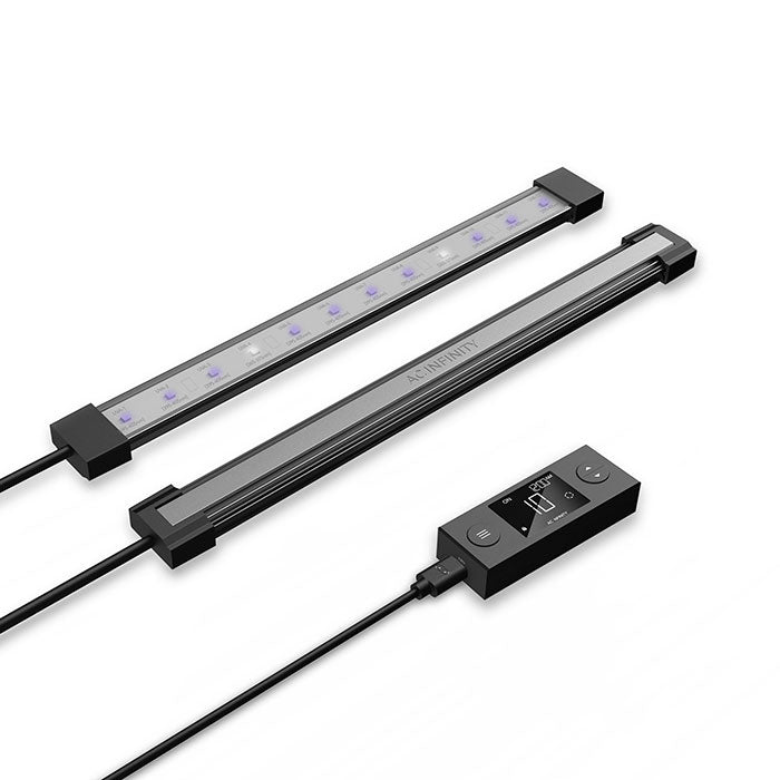 AC Infinity IONBEAM U2 UV-Spectrum LED Grow Light Bars, 2-Bar Kit, 11-Inch
