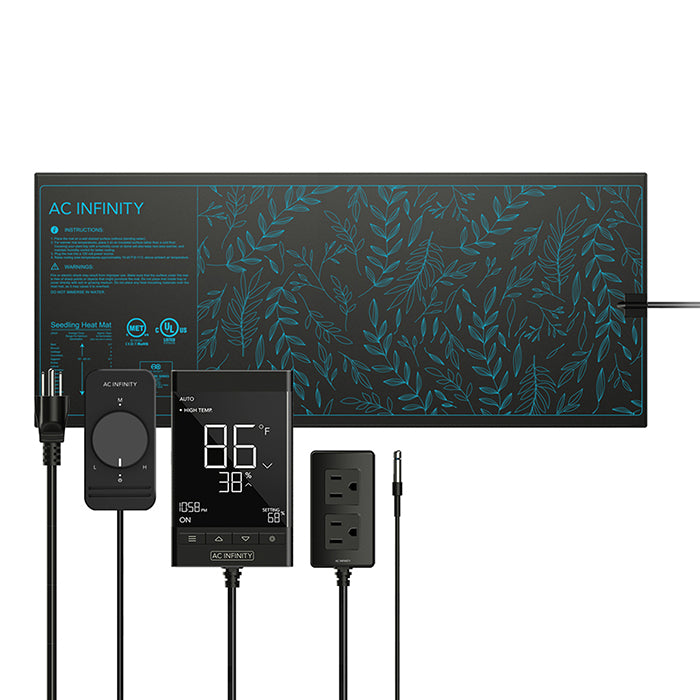 AC Infinity SUNCORE T Seedling Heat Mat with Digital Thermostat & Controller