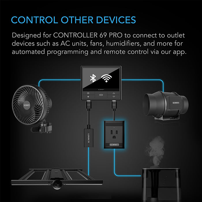 AC Infinity UIS Control Plug for Outlet-Powered Equipment