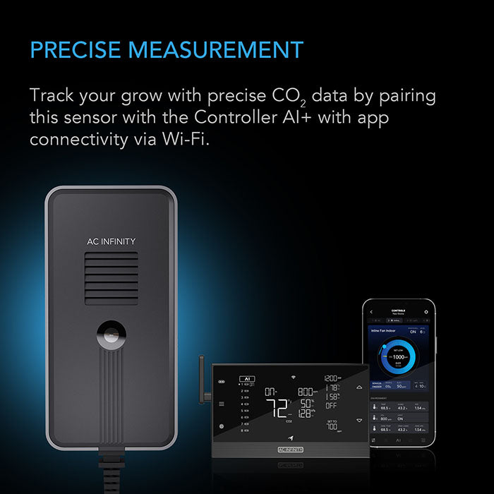 AC Infinity CO2 + Light Sensor for Controller AI+