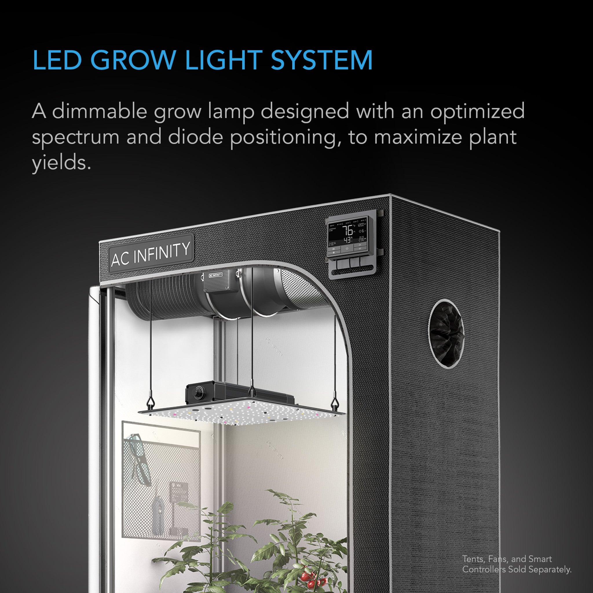 AC Infinity IONBOARD S24 200 Watt LED Grow Light