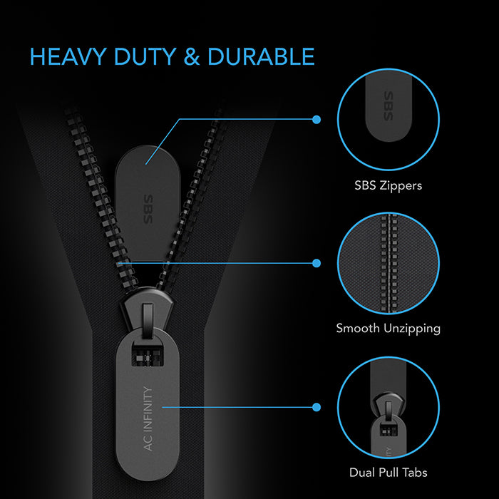 AC Infinity Peel and Stick Zipper