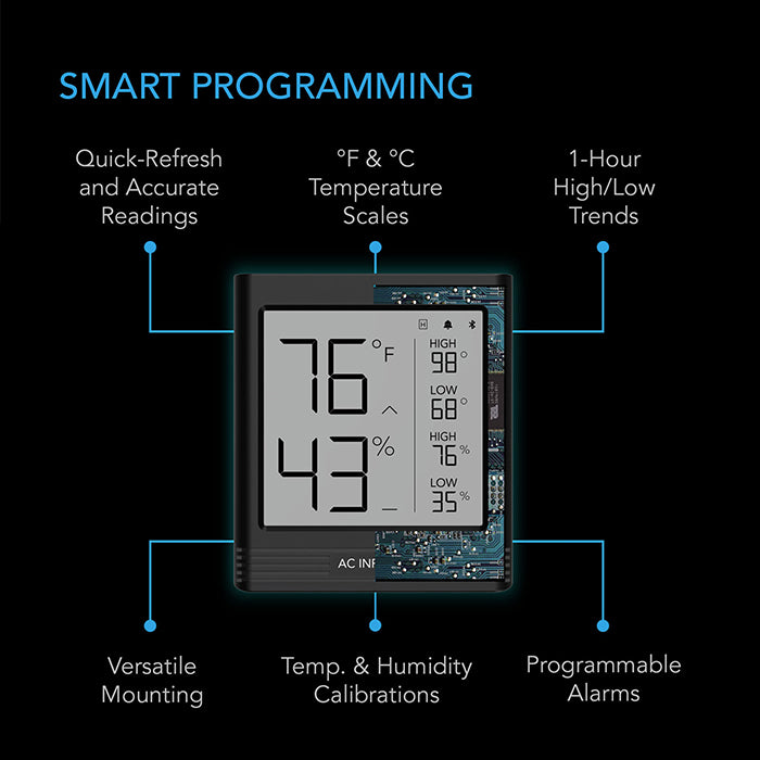 AC Infinity CLOUDCOM Smart Thermo-Hygrometer