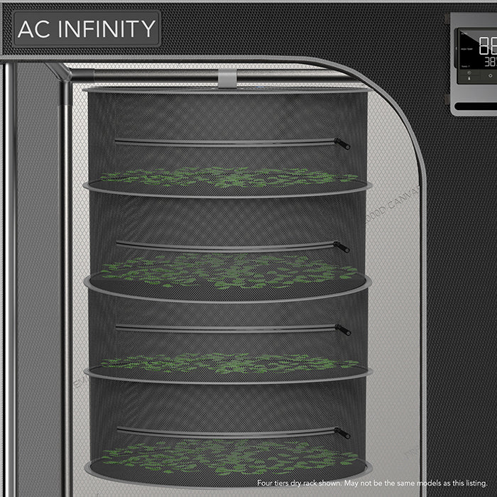 AC Infinity Hanging Herb Drying Rack, 18 Inch, 2 Tier