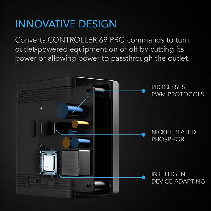 AC Infinity UIS Control Plug for Outlet-Powered Equipment