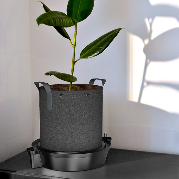 AC Infinity Self-Watering Fabric Pot Base, XL, Pack of 4