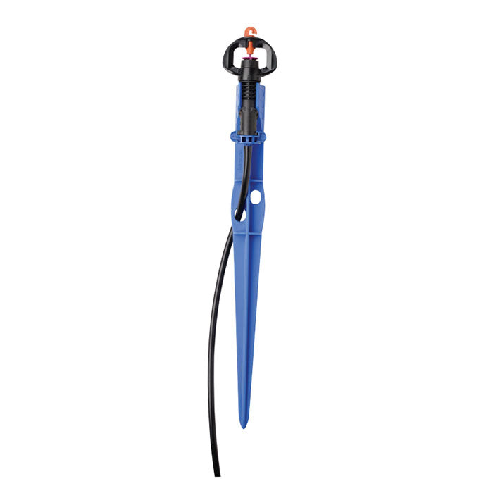 Netafim SuperNet Rotating Sprinkler Assembly with Tubing & Stakes, LR Swivel, 7.4 GPH, Pack of 25