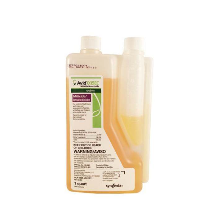 Syngenta Avid .15 EC Miticide & Insecticide, 1 Quart