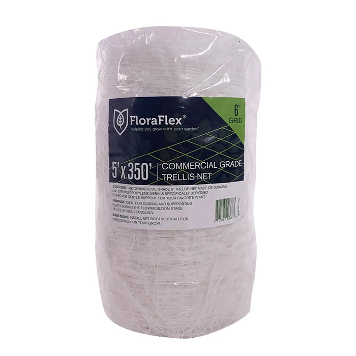 FloraFlex Commercial Trellis Netting, 6 Inch Square, 5 Feet x 350 Feet