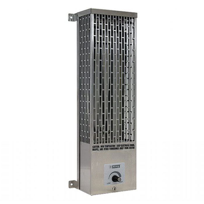 King Electric Pump House Heater, Stainless Steel, 1000/250 Watt - 120/240 Volt