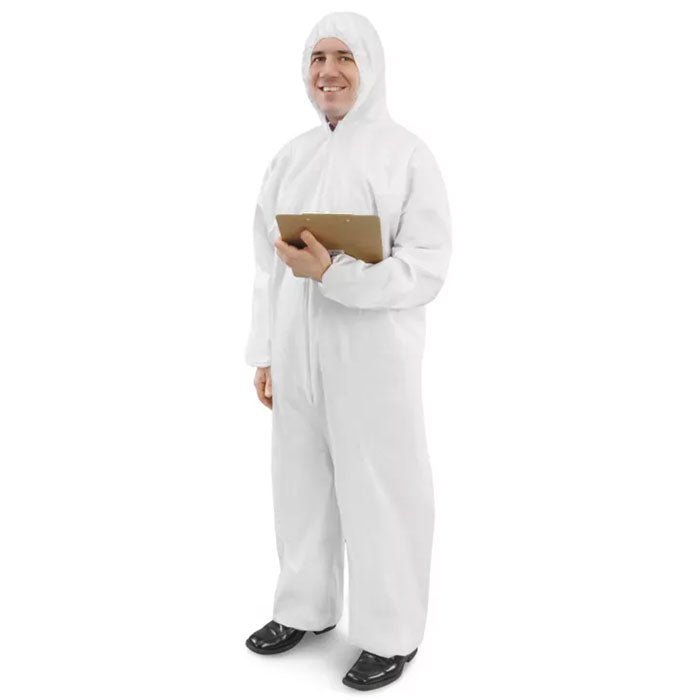Uline Coverall with Hood, Medium