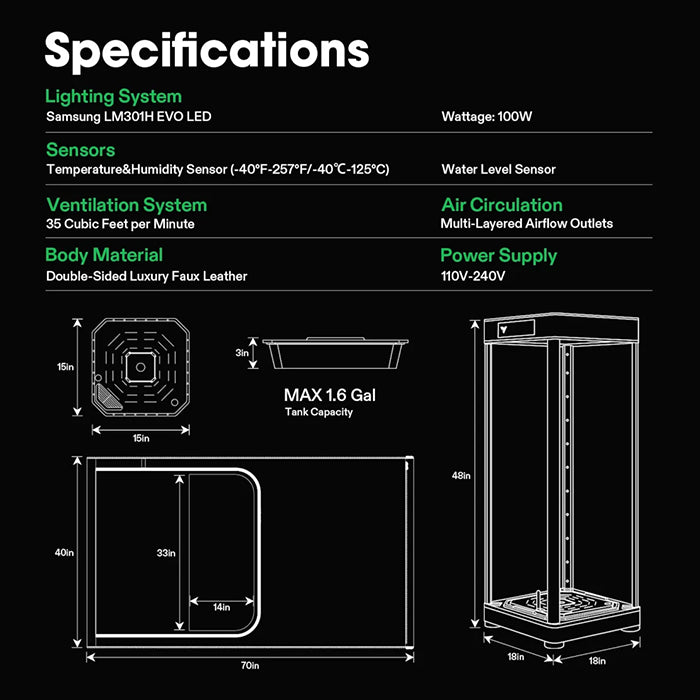 Vivosun VGrow All-in-One Smart Grow Box