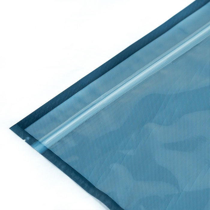 454 Bags BioPlastic Vacuum Seal Storage Bags with Resealable Zipper, 5 mil, 11 Inch x 24 Inch, Black & Clear - Pack of 50