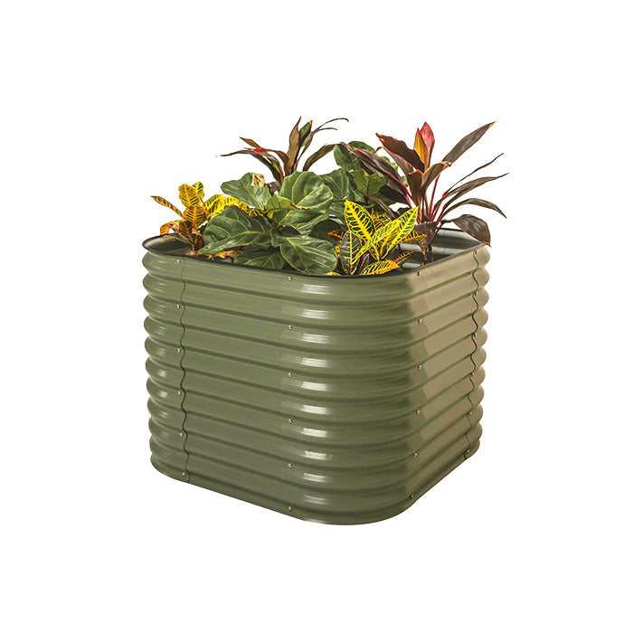 Vego Garden 32 Inch Tall 4 in 1 Modular Metal Raised Garden Bed Kit