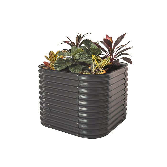 Vego Garden 32 Inch Tall 4 in 1 Modular Metal Raised Garden Bed Kit