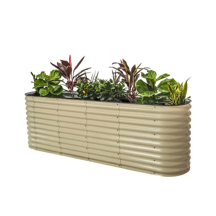 Vego Garden 32 Inch Tall 9 in 1 Modular Metal Raised Garden Bed Kit