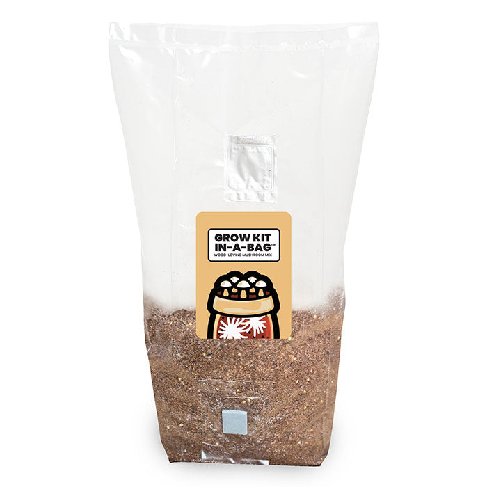 Mushroom Supplies Wood-Loving All In One Mushroom Grow Kit In-A-Bag, 3 lbs